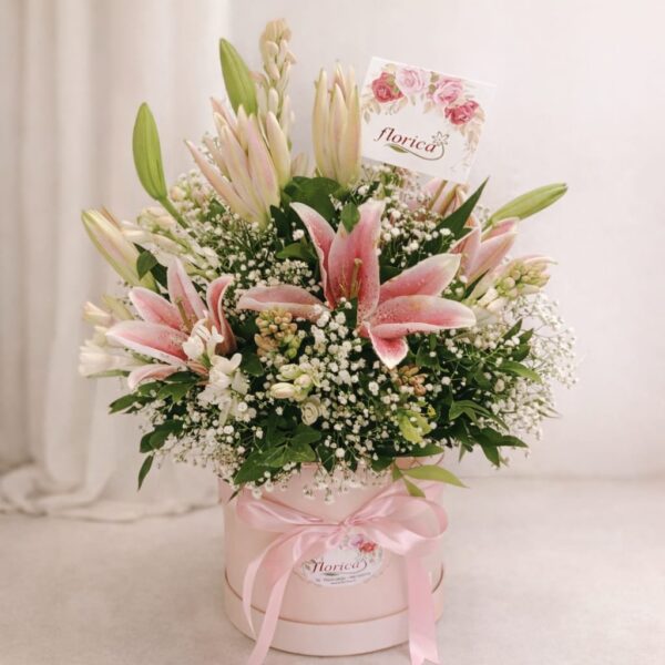 Blush Elegance Flower Box