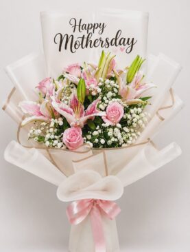 Blush Lily & Rose Luxury Bouquet